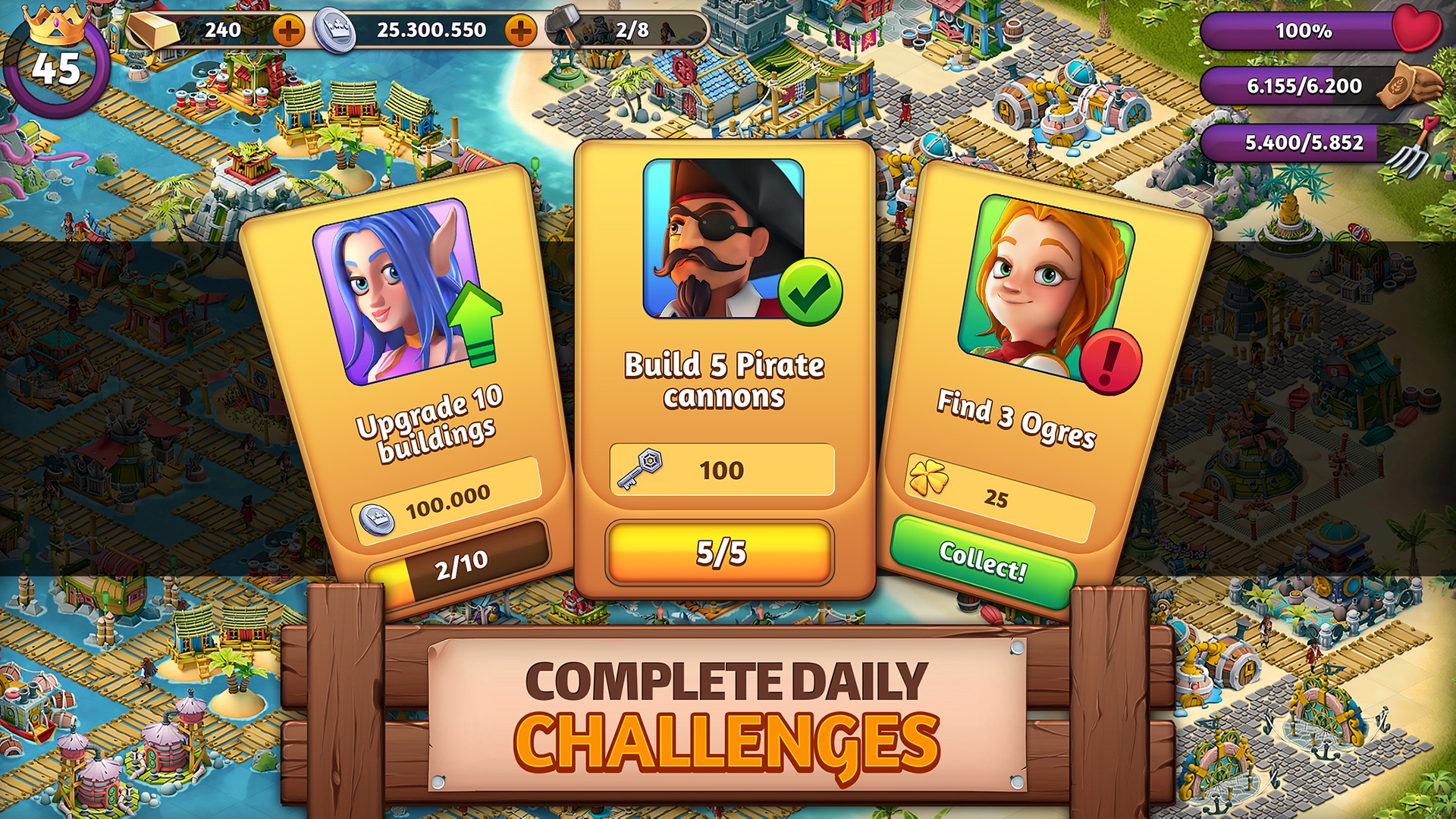 Fun Forest island planning board